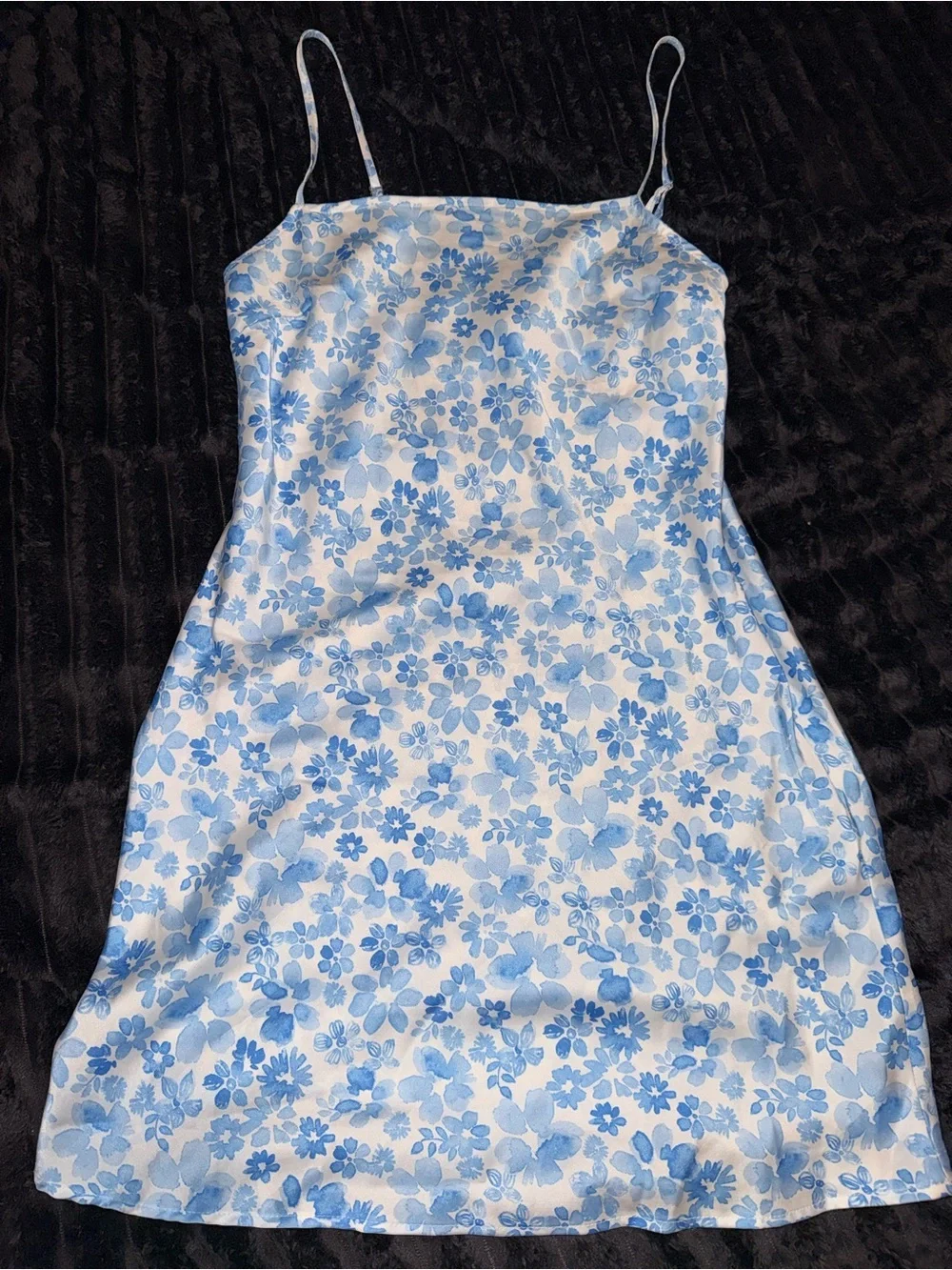 forever 21 blue and white floral dress & Slip Mini Semperfico - C. SNCO 3X Size:US 5 A printed maxi dress